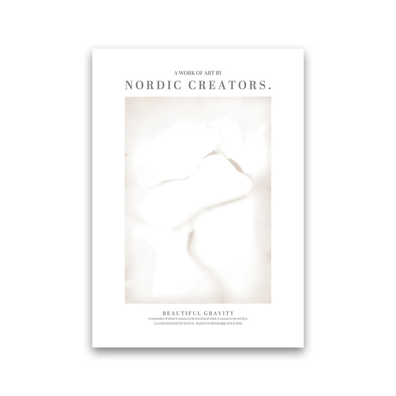 Beautiful Gravity - Print, No Framed, 42cm H x 29.7cm W x 4cm D