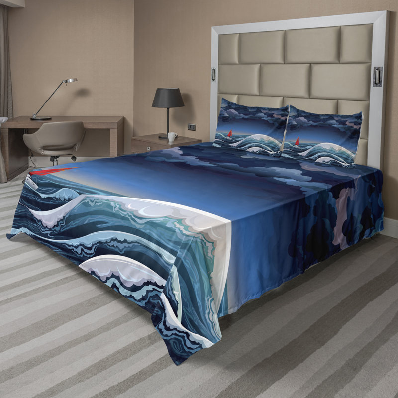 Microfiber Sheet Set, Full Sheet Set + Fitted Sheet + 2 Pillowcases