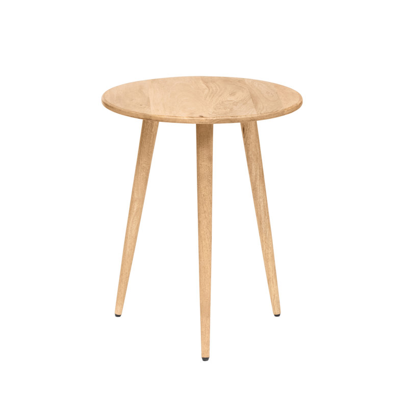 Shadwell Solid Wood Side Table, Natural