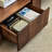 Modern minimalist solid wood style TV stand-108964950