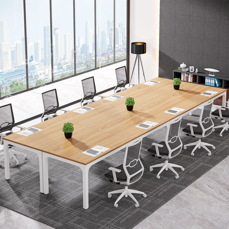Mareme Rectangular Meeting Table, Natural