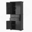 Armoire de rangement avec tablettes de rangement, 2 tiroirs, armoire de salle de bain avec tablette réglable-363624137