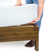 Ethan Solid Wood Platform Bed with Headboard, Rustic Bed Frame