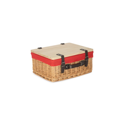 Wicker Gift or Storage Hamper with Lining