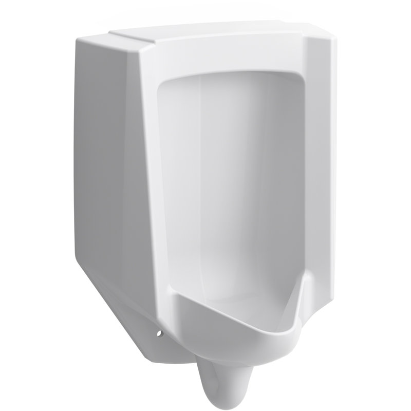 Bardon™ High-Efficiency Urinal (HEU), Washdown, Wall-Hung, 0.125 GPF to 1.0 GPF, Rear Spud, Antimicrobial