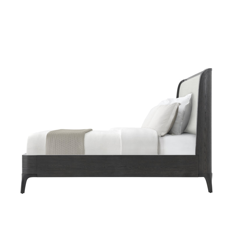 Rome Upholstered Wingback Bed