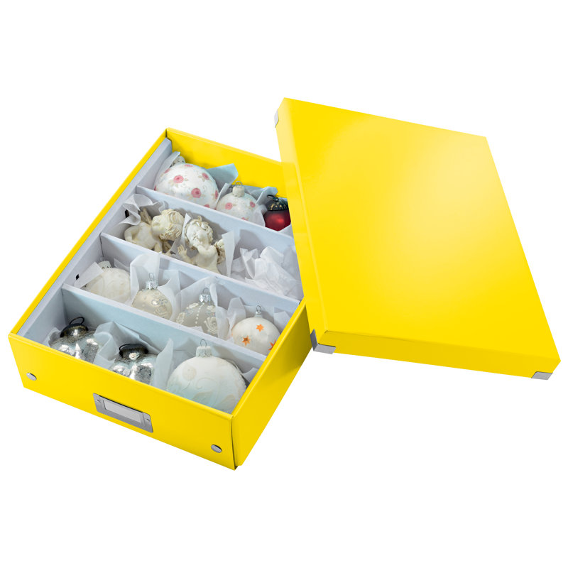 Leitz Decorative Bin, 28.1cm H x 10cm W x 37cm D, Yellow