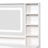 39.4" Makeup Vanity With Led Lighted Mirror, 7 Drawers, Power Outletand And Stool