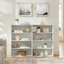 Armoire de rangement, bibliothèque et présentoir minimaliste moderne