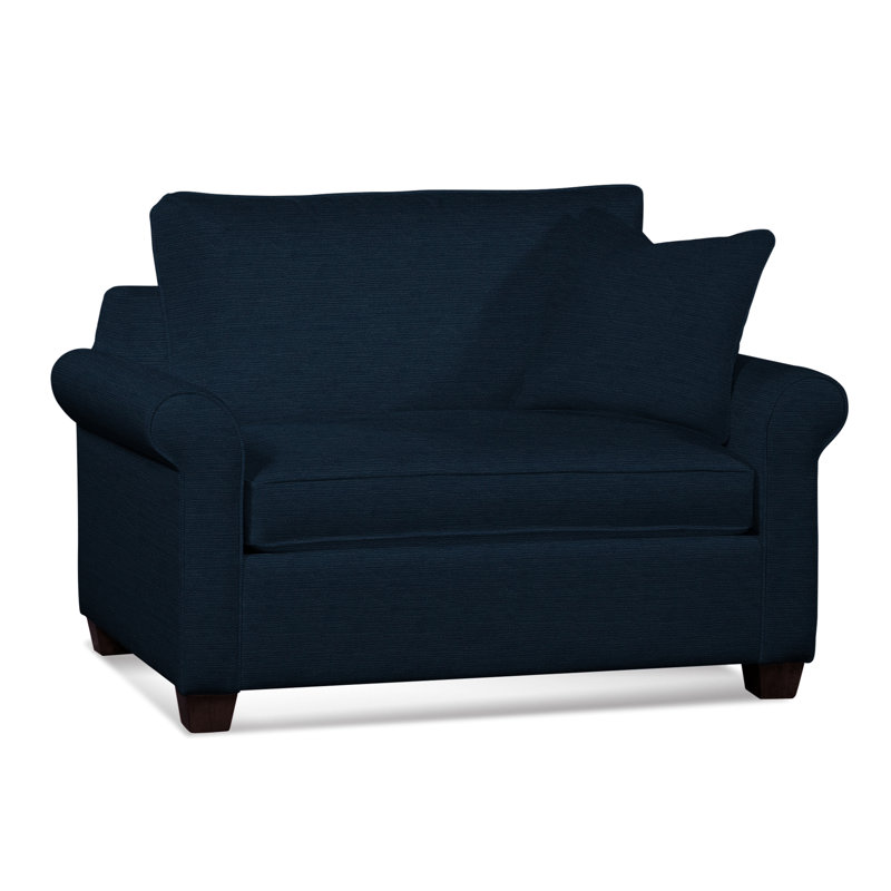 Park Lane Sleeper Sofa, Gel Memory Foam Mattress, Java Finish, Eggshell Crypton Performance; 0884-93