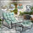 Ebern Designs Patio Outdoor Lounge Chair, Oversized Comfy Sling Recliner Chair, With Support 500lbs Extra Thick Puffy Cushion, Modern Outside Furniture For Backyard, Garden, Porch, Poolside-1562695103-1575354133