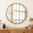 Wavy Round Solid Wood Frame Decorative Mirror-2080393161-2080393163