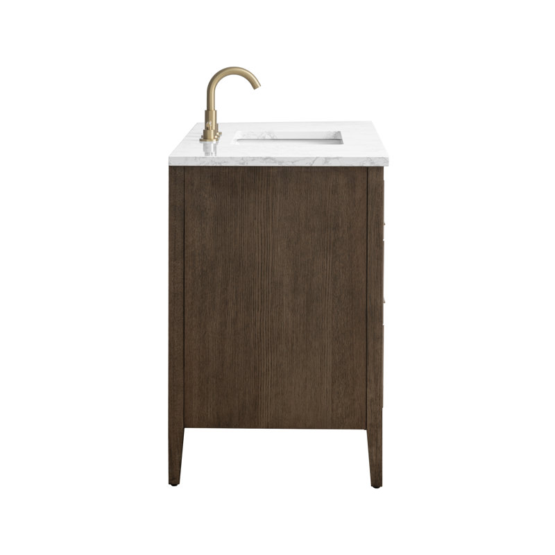 Emma 42" W Single Vanity, Chestnut Brown