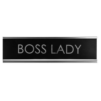 Enseigne fantaisie Boss Lady