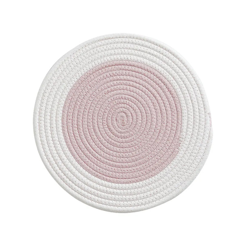 Napperon Breaden, 14 po x 14 po, Rose
