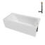 Streamline 60 in. x 30 in. Acrylic Right-Hand Drain Alcove Bathtub With External Drain-101698998