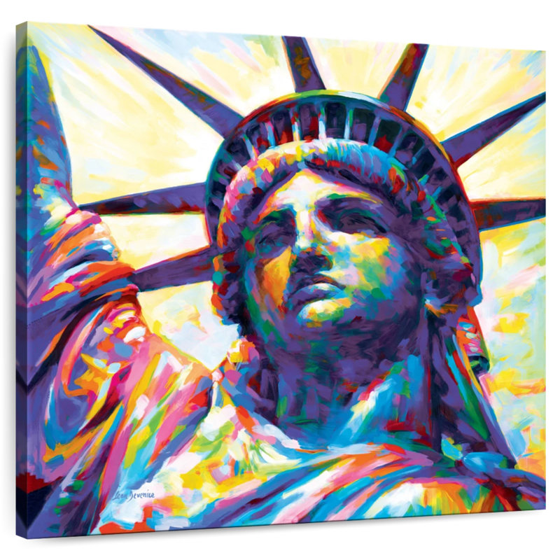 Nicci Lady Liberty Portrait, 24" H x 24" W
