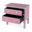 Vivienne Pink Bone Inlay Accent Chest