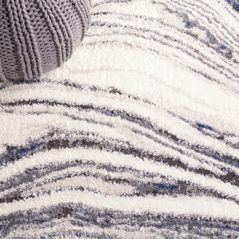 Dorreen Performance Abstract Rug, Rectangle 4' x 6'