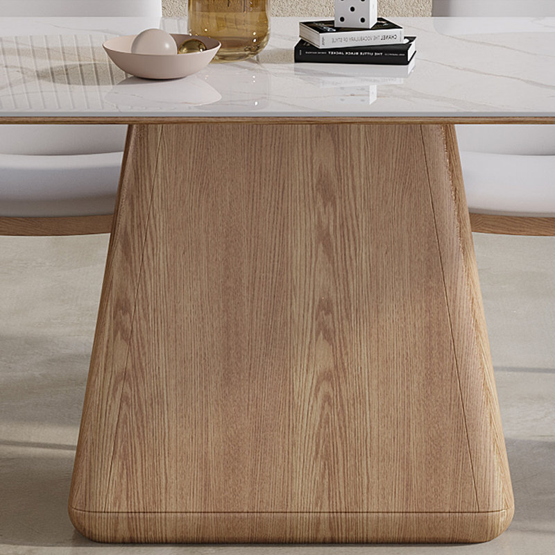Ensemble de table de salle à manger rectangulaire Nordic Fashion, H 29,5 po x L 70,8 po x l 35,4 po