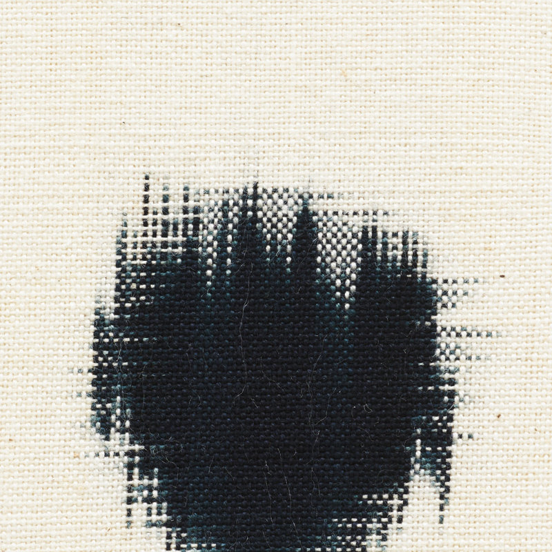 Tissu Sakuri Ikat, Noir
