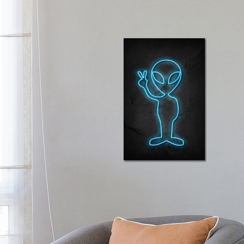 Alien by Durro Art - Wrapped Canvas Gallery-Wrapped Canvas Giclée, 66.04 cm H x 45.72 cm W