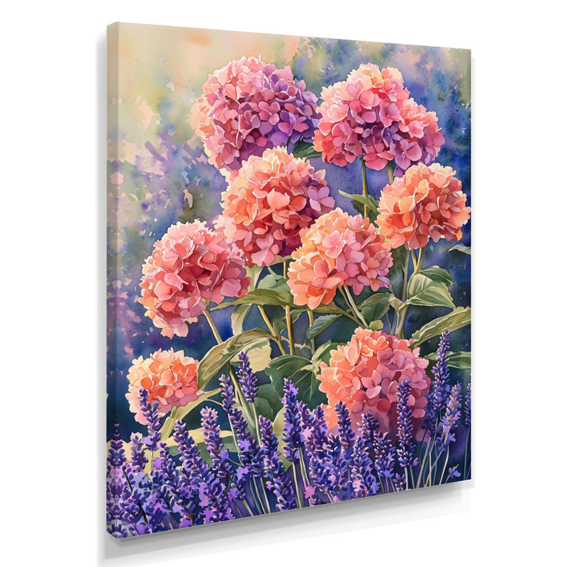 Shannen - Floral Wall Art, H 32 po x l 16 po, Toile tendue, Ne s’applique pas
