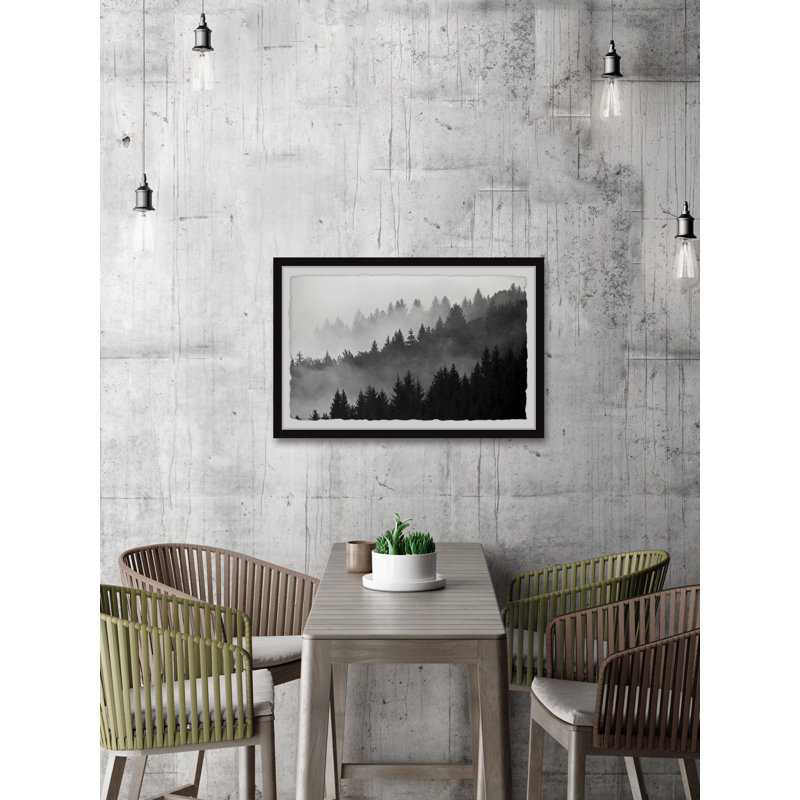 Foggy Dawn - Single Picture Frame Print, 20cm H x 30cm W