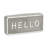 Sandevis Metal "Hello" Table Sign