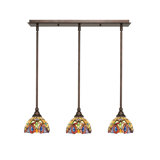 Luminaire suspendu linéaire à 3 lumières 3 lumières Lynx 7 "