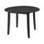 Table de salle à manger extensible noire pour 2 à 4 personnes, table de cuisine pliante en bois compacte, design moderne Mid-Century