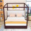 Canopy Platform Bed with Upholstered Headboard-1781593400-1781593351