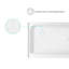 Base de douche simple Laredo l 60 po x P 36 po-92120734