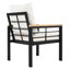 Ensemble d'extérieur 5 pièces avec canapé et chaises