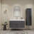 47.2" Wall-Mounted Single Bathroom Vanity Set with Drawers and Doors-70381380