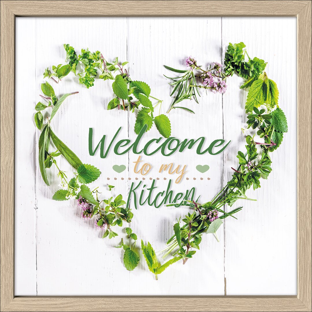 Gerahmtes Poster Welcome To My Kitchen