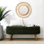 Banc de rangement ovale repose-pieds (43,5 po x 16 po x 16 po)
