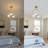 Glass LED Semi Flush Mount