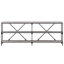 Console Table 200X30x75 Cm Engineered Wood And Steel-928366822-928366823