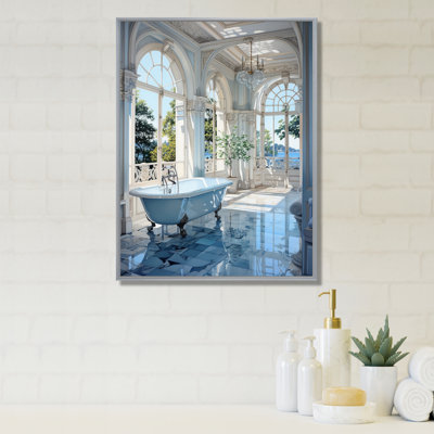 Bathroom Tranquil Reflections II - Impressions encadrées pour salle de bain