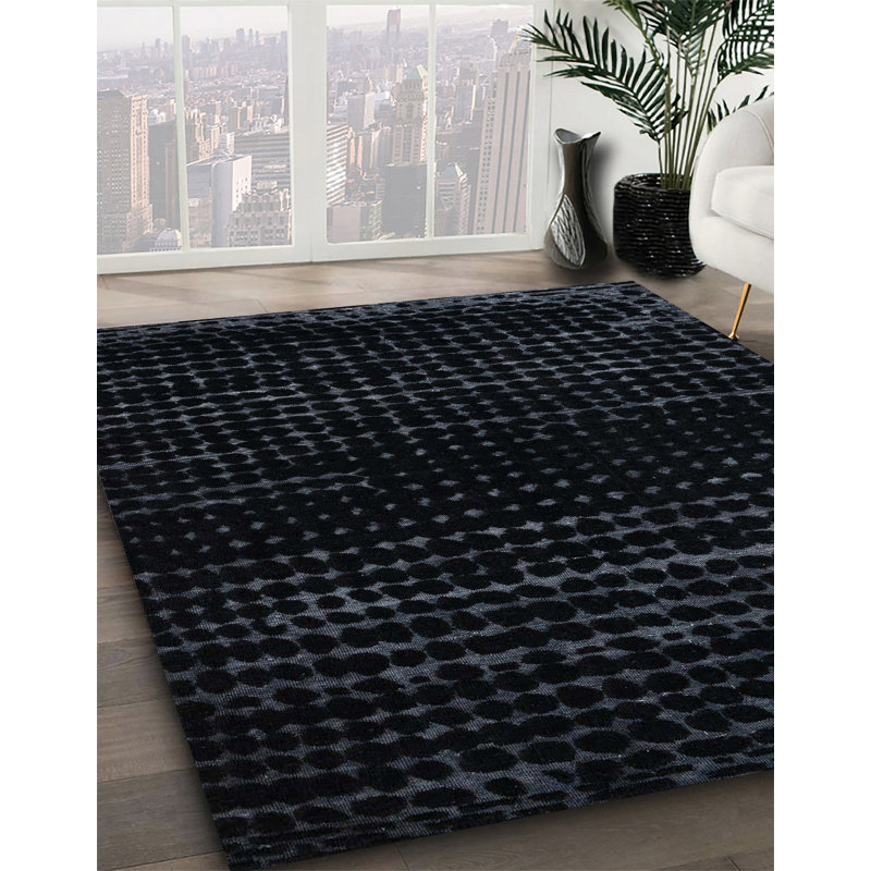 Abstract Indoor Rug, Square 5'