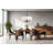 Patchwork 5-Light Pendant - Black/Satin Brass
