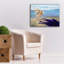 Art mural sur toile Epic Graffiti «Ali At The Beach» par Pat Saunders-White, 34 po x 26 po-1494415942