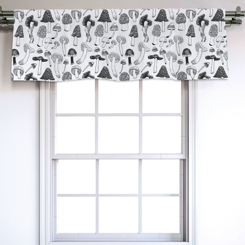 Sateen Ruffled Window Valance