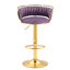 Christal Height Adjustable Swivel Bar Stool-425865442-425865238