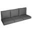 Outdura Outdoor Solid Textured Deep Seating Sofa Cushion Set