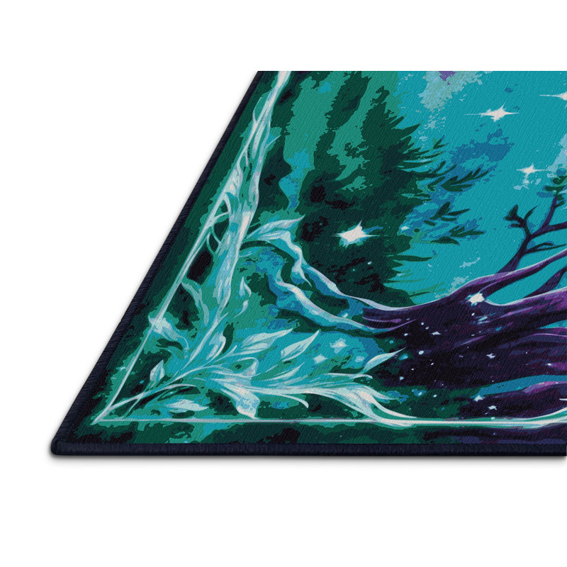 Tapis Ethereal Bloom, Rectangulaire 8 pi x 12 pi