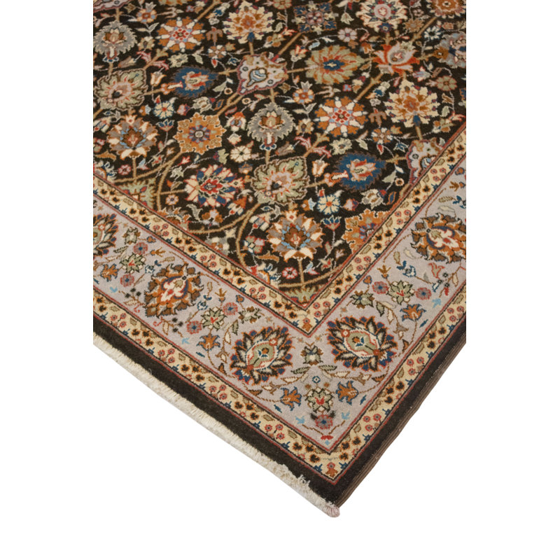 Carlotta One-of-a-Kind 4'1" X 6'1" New Age Wool Area Rug in Chocolate