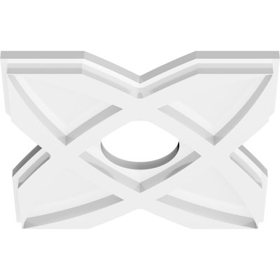 Diamètre intérieur de médaillon en PVC de 3 po Titus