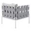 Fauteuil de patio extérieur en aluminium Harmony Sunbrella par Modway-1036040781